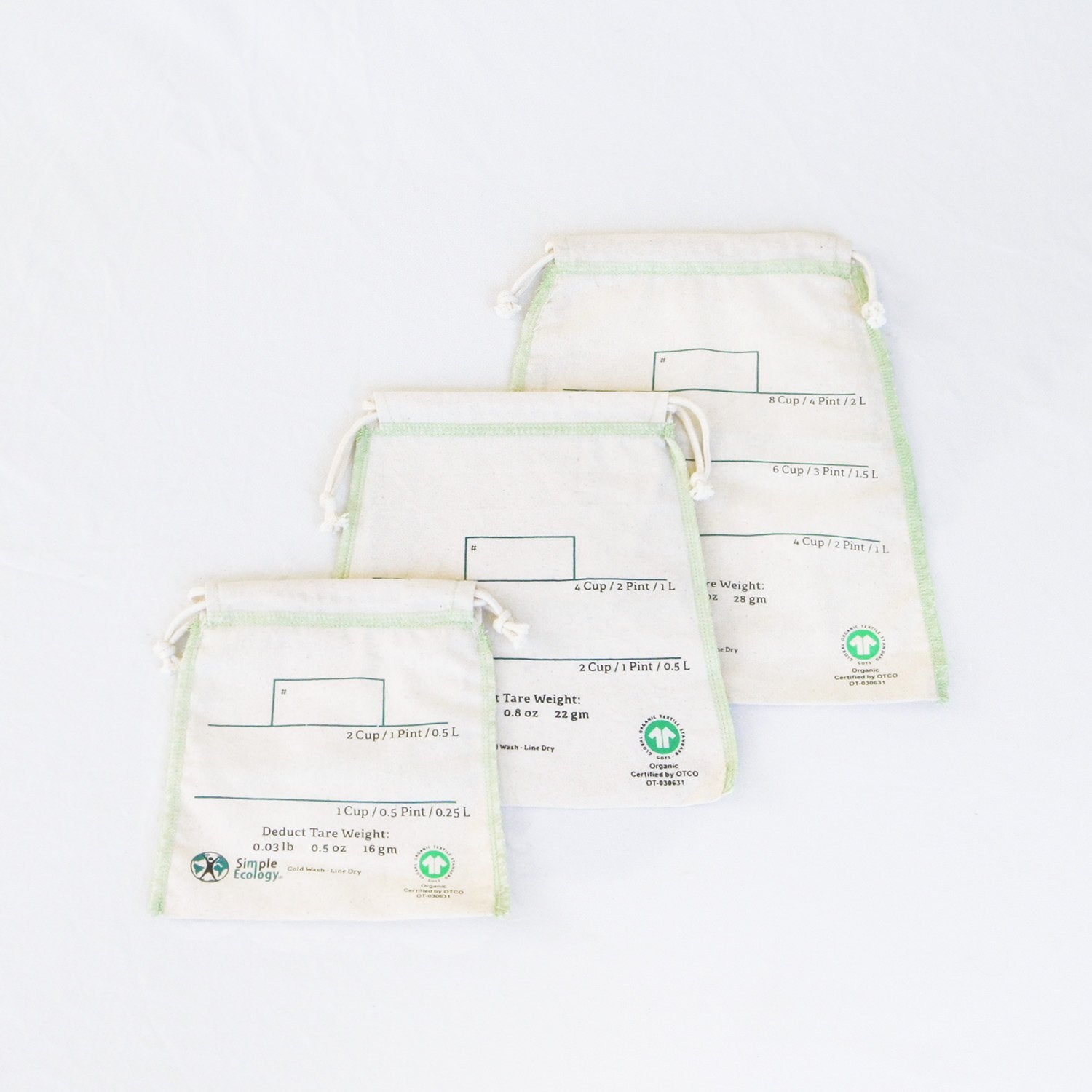 Organic Cotton Produce Bags