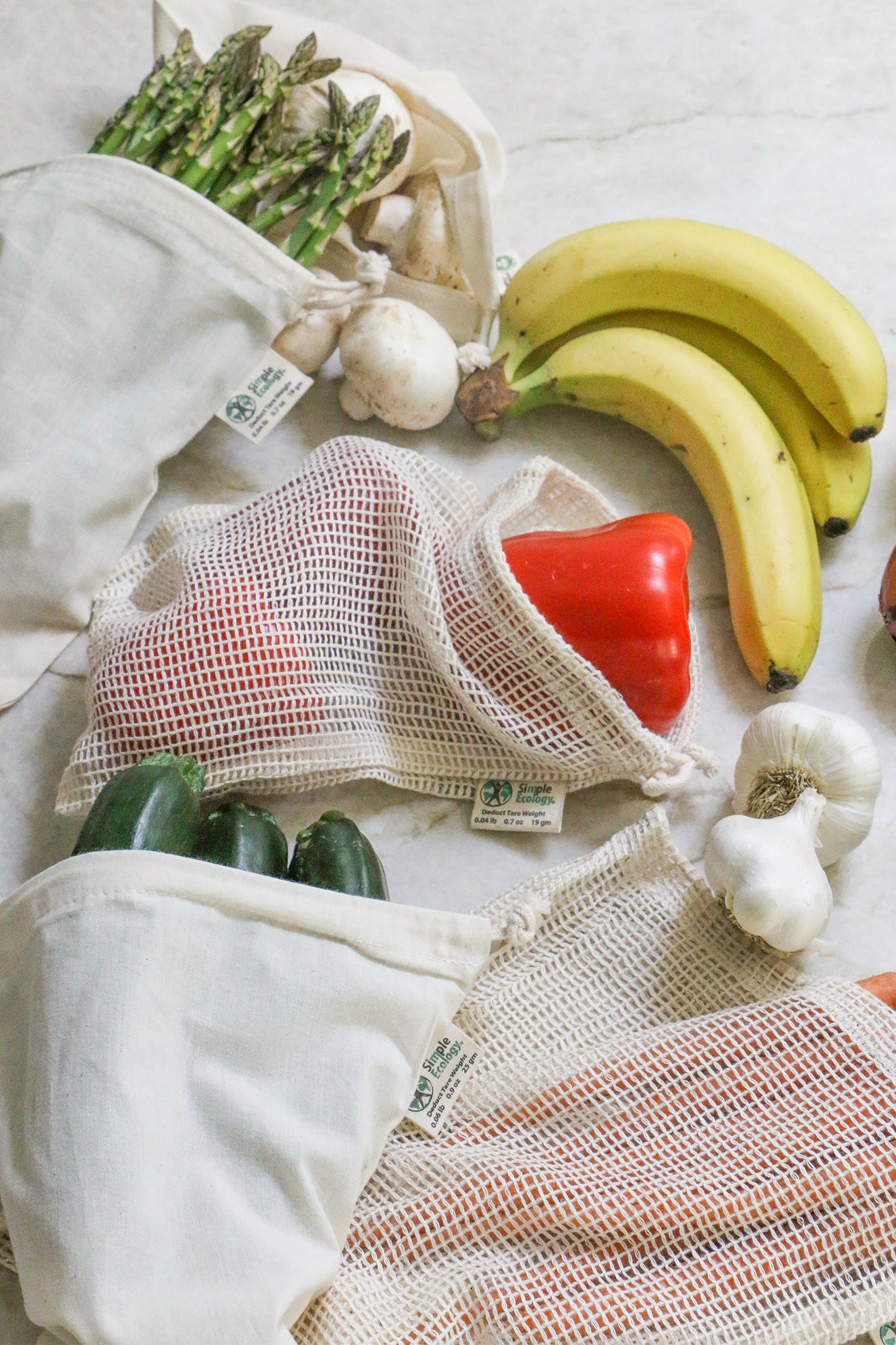 Organic Cotton Produce Bags