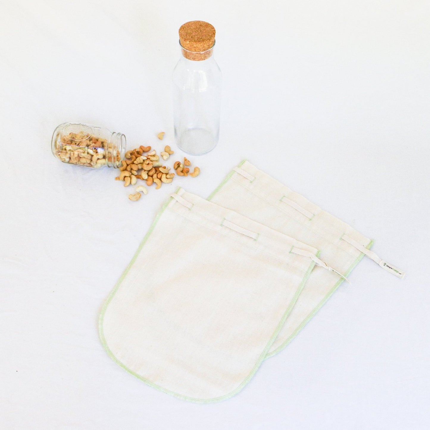 Organic Cotton Coffee and Nut Milk Straining Bags