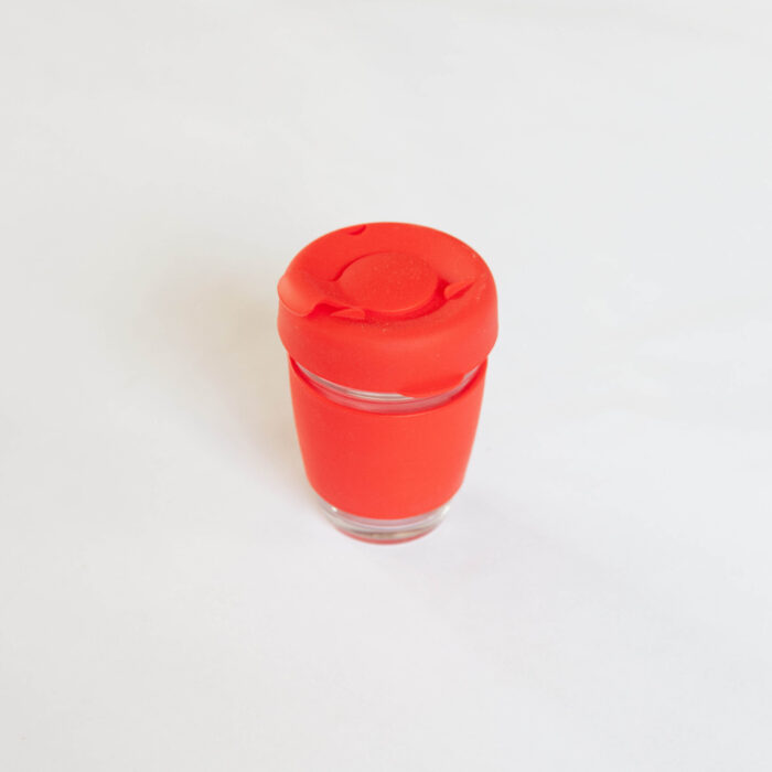 Glass Silicone Coffee Cup